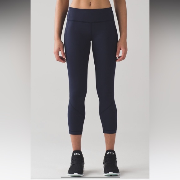 Lululemon Pace Rival Crop Leggings - Picture 1 of 6